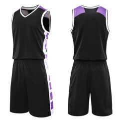 Fully Basketball Uniform (White - Black - Red) 5 LSSUBKBU-07 (1)